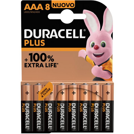 Duracell Plus 100 AAA Egyszer használatos elem Lúgos (141179)-0