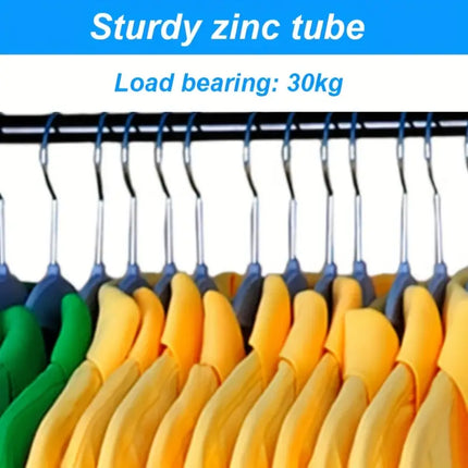 3-Column Floor Standing Cloth Wardrobe | Large Capacity Storage Organizer(Burgundy)-1