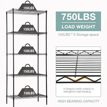 5-Tier Heavy-Duty Storage Rack-4