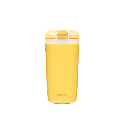 Ease Onetouch 430ml Yellow Insulated Travel Coffee Mug-0