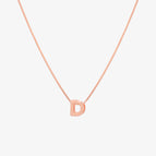 18k rose gold vermeil / D