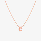18k rose gold vermeil / E