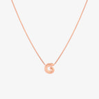 18k rose gold vermeil / G