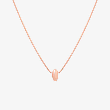 Bubble Initial Pendant Necklace (50cm)-60