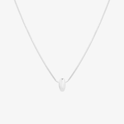 Bubble Initial Pendant Necklace (50cm)-34