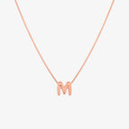 18k rose gold vermeil / M