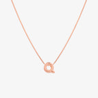 18k rose gold vermeil / Q