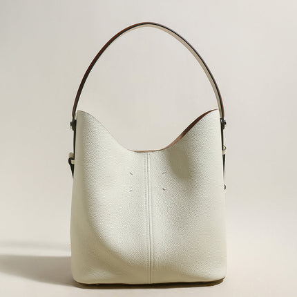 Minimalistic Spring Hobo Bucket Bag-3