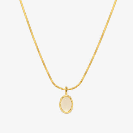 White moonstone necklace-1