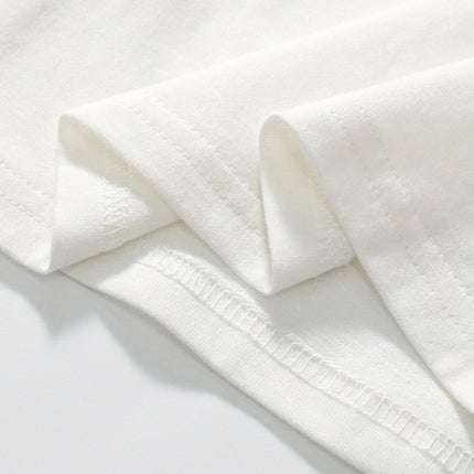 Unisex Kids’ Cartoon Print T-Shirt In European And American Style For Summer-3