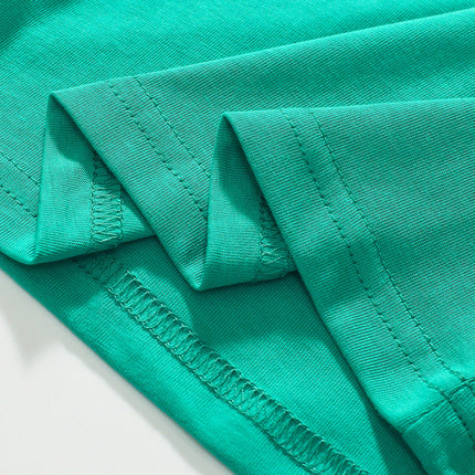 Boys’ Vehicles Print T-Shirt In European And American Style For Summer-4