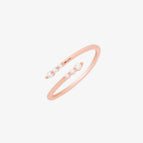 18k rose gold plated / Adjustable