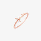 18k rose gold plated / UK K