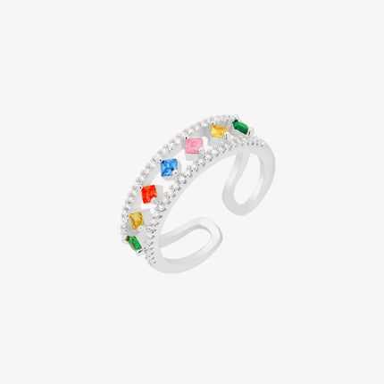 Rainbow Sparkle Ring-5