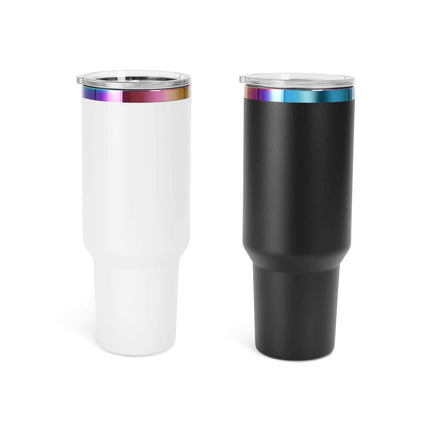 40oz Rainbow-Plated Tumbler