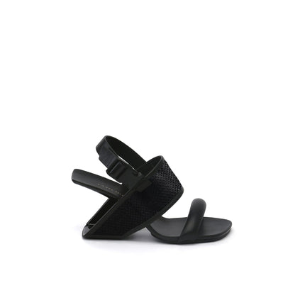 Square Toe Wide Strap Slingback Sandals-2